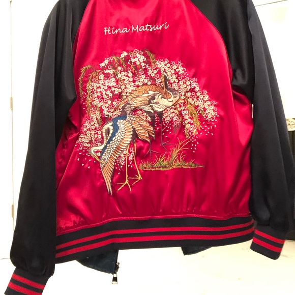 Zara Jackets & Blazers - Zara reversible embroidered bomb jacket